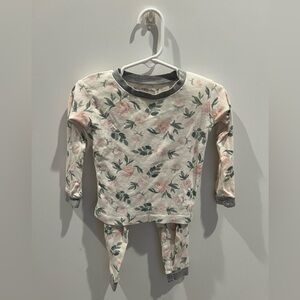 Burt’s Bees Baby Floral Girls’ Two-Piece Pajama Set